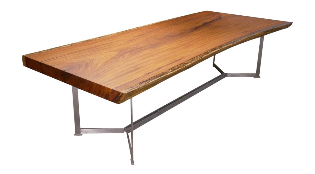 Afzelia wooden table