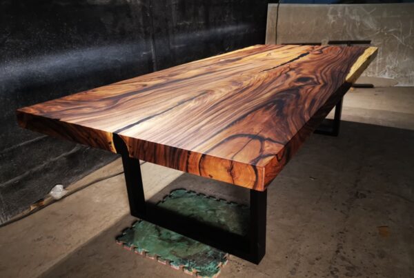 custom rustic banquet table