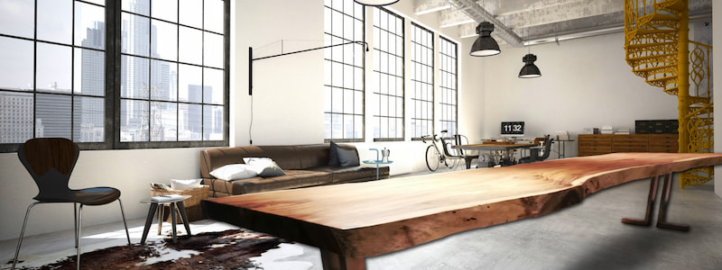 Rustic furniture-industrial design