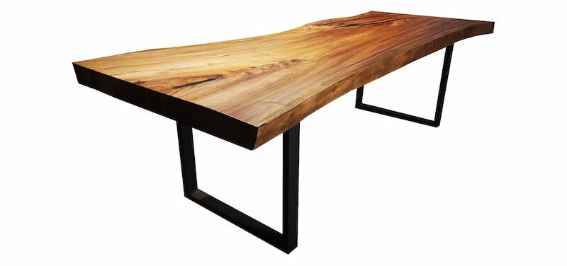 The Acacia Wood Live Edge Dining Table