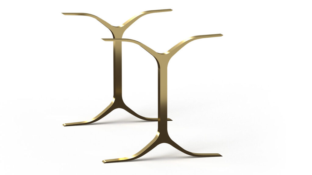 cast bronze table legs