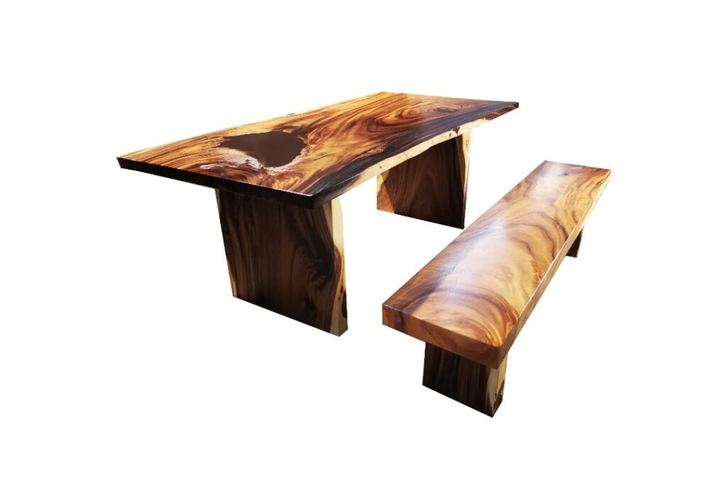 live edge wood table