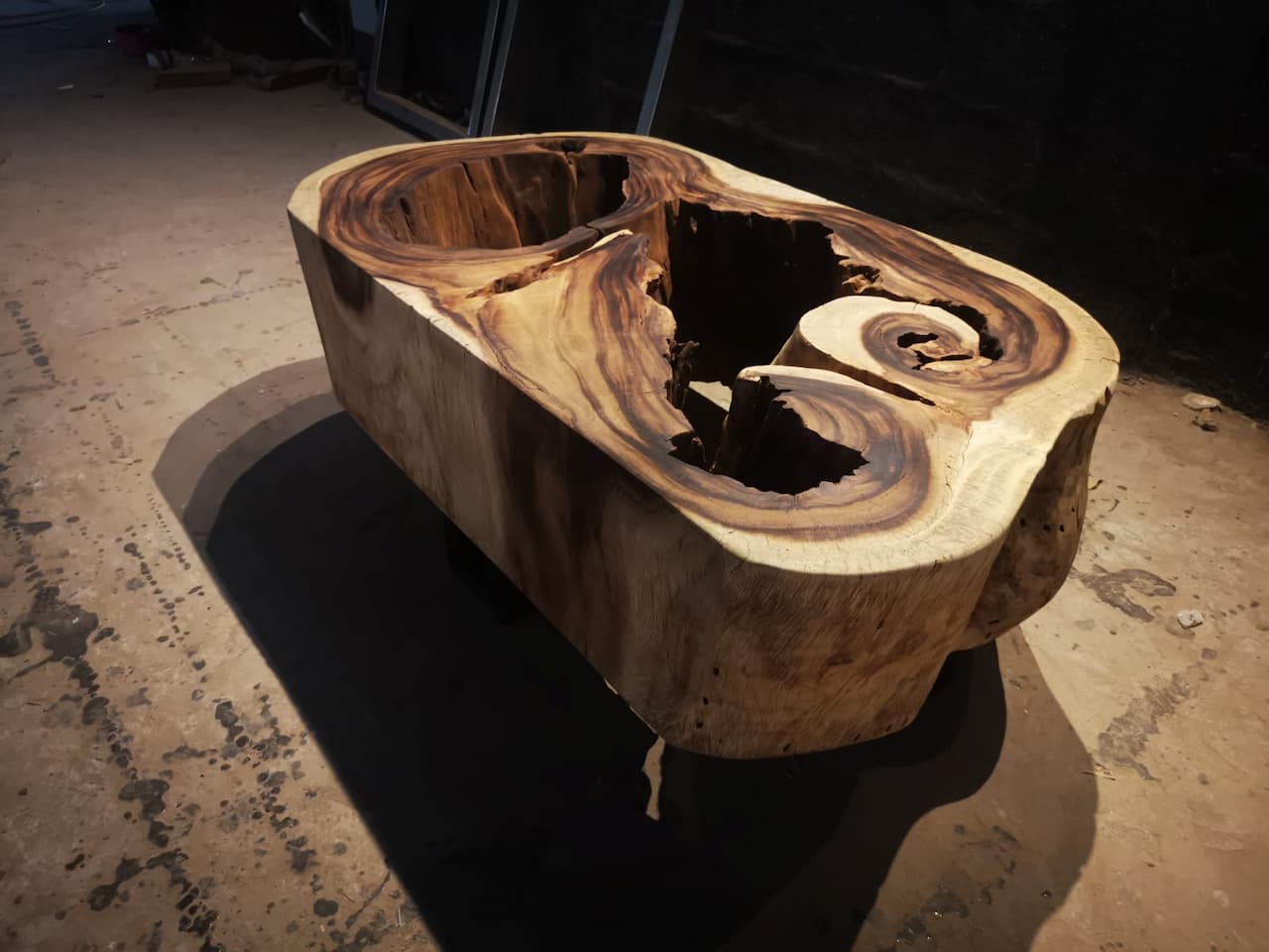 Handcrafted coffee table